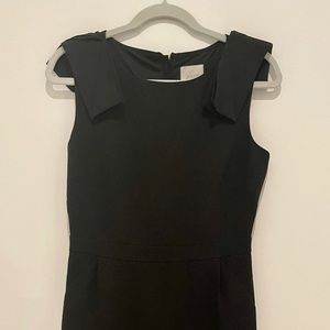 JCrew Suiting Black sleeveless dress
